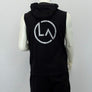 SLEEVELESS FULL ZIP POCKETED HOODY